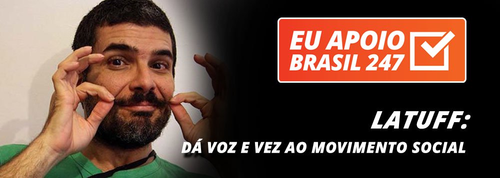 O cartunista Latuff, um dos mais renomados do mundo, também apoia a campanha de assinaturas solidárias do 247. "Se você, como eu, apoia a imprensa de esquerda e combativa, apoie também essa campanha de assinaturas do Brasil 247" (Foto: Leonardo Attuch) O cartunista Latuff, um dos mais renomados do mundo, também apoia a campanha de assinaturas solidárias do 247. "Se você, como eu, apoia a imprensa de esquerda e combativa, apoie também essa campanha de assinaturas do Brasil 247"