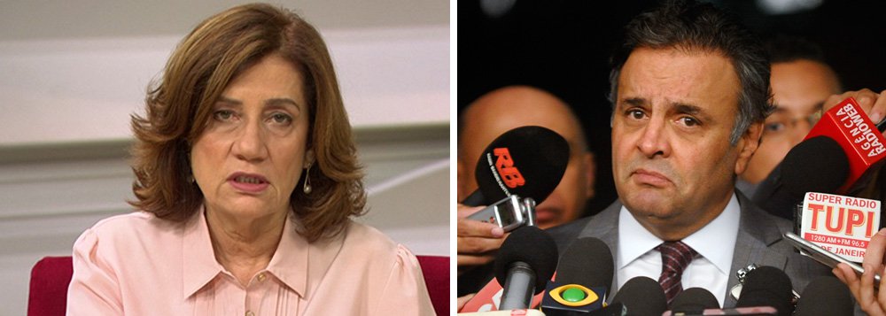 Miriam Leitão foi só críticas a Aécio Neves em sua coluna nesta sexta; "Aécio entregou vários recados: que o PSDB não é um partido, é um feudo com dono; que a impunidade subiu-lhe à cabeça; que a proposta de renovação do partido e a autocrítica foram enterradas; que o afastamento do senador, quando ele entrou em apuros por receber dinheiro de um empresário investigado, era puro teatro. Ele era o verdadeiro presidente da tucanolândia, tanto que teve força para destituir o seu suposto substituto e nomear outro para o lugar. Se o partido precisava de mais um sinal de decrepitude, ele foi entregue ontem pelo senador que deveria estar ocupado em explicar as entregas de dinheiro de Joesley Batista feitas através do primo", escreve (Foto: Giuliana Miranda) Miriam Leitão foi só críticas a Aécio Neves em sua coluna nesta sexta; "Aécio entregou vários recados: que o PSDB não é um partido, é um feudo com dono; que a impunidade subiu-lhe à cabeça; que a proposta de renovação do partido e a autocrítica foram enterradas; que o afastamento do senador, quando ele entrou em apuros por receber dinheiro de um empresário investigado, era puro teatro. Ele era o verdadeiro presidente da tucanolândia, tanto que teve força para destituir o seu suposto substituto e nomear outro para o lugar. Se o partido precisava de mais um sinal de decrepitude, ele foi entregue ontem pelo senador que deveria estar ocupado em explicar as entregas de dinheiro de Joesley Batista feitas através do primo", escreve