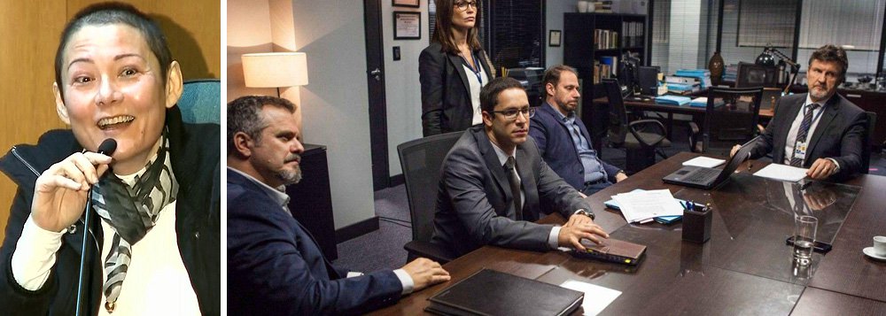 A doleira Nelma Kodama, que foi amante do doleiro Alberto Youssef, o primeiro preso na Operação Lava Jato, já acionou advogados para pedir participação nos lucros do filme "Polícia Federal - A Lei É para Todos" pelo uso de sua imagem; informação é da jornalista Monica Bergamo; produção do filme afirmou que ainda não foi notificada sobre a pretensão e afirma ter preparado "orçamento e advogados" para possíveis ações na Justiça (Foto: José Barbacena) A doleira Nelma Kodama, que foi amante do doleiro Alberto Youssef, o primeiro preso na Operação Lava Jato, já acionou advogados para pedir participação nos lucros do filme "Polícia Federal - A Lei É para Todos" pelo uso de sua imagem; informação é da jornalista Monica Bergamo; produção do filme afirmou que ainda não foi notificada sobre a pretensão e afirma ter preparado "orçamento e advogados" para possíveis ações na Justiça