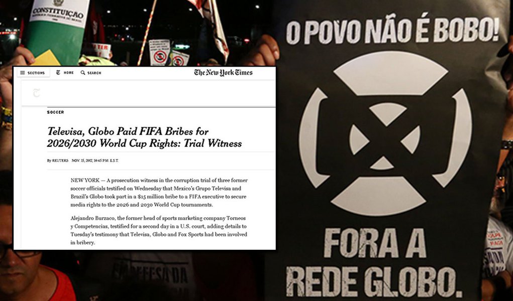 O momento é oportuno para lembrar que a Globo está em mãos de seus credores norte-americanos. O grupo entrou com um pedido de falência de suas dívidas internacionais no dia seguinte à vitória de Lula em 2002. A Globo tentou dar um beiço em seus credores nos EUA, mas não conseguiu (Foto: Miguel do Rosário) O momento é oportuno para lembrar que a Globo está em mãos de seus credores norte-americanos. O grupo entrou com um pedido de falência de suas dívidas internacionais no dia seguinte à vitória de Lula em 2002. A Globo tentou dar um beiço em seus credores nos EUA, mas não conseguiu