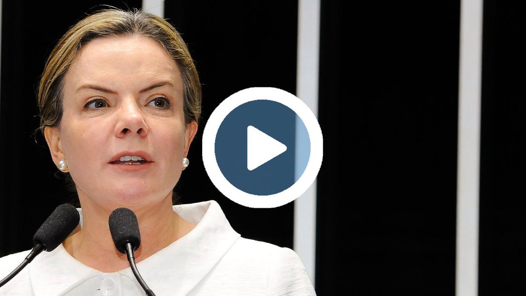 Em inserção, a presidente nacional do PT, senadora Gleisi Hoffmann (PR), denuncia como são tratados de forma diferente o filho de uma desembargadora e Rafael Braga, que é negro e pobre; assim como Aécio Neves, flagrado em áudio comprometedor, e Michel Temer, cujo assessor foi visto carregando uma mala de dinheiro, saíram ilesos; por outro lado, o ex-presidente Lula, que defende os pobres, é perseguido, diz ela; assista (Foto: Gisele Federicce) Em inserção, a presidente nacional do PT, senadora Gleisi Hoffmann (PR), denuncia como são tratados de forma diferente o filho de uma desembargadora e Rafael Braga, que é negro e pobre; assim como Aécio Neves, flagrado em áudio comprometedor, e Michel Temer, cujo assessor foi visto carregando uma mala de dinheiro, saíram ilesos; por outro lado, o ex-presidente Lula, que defende os pobres, é perseguido, diz ela; assista