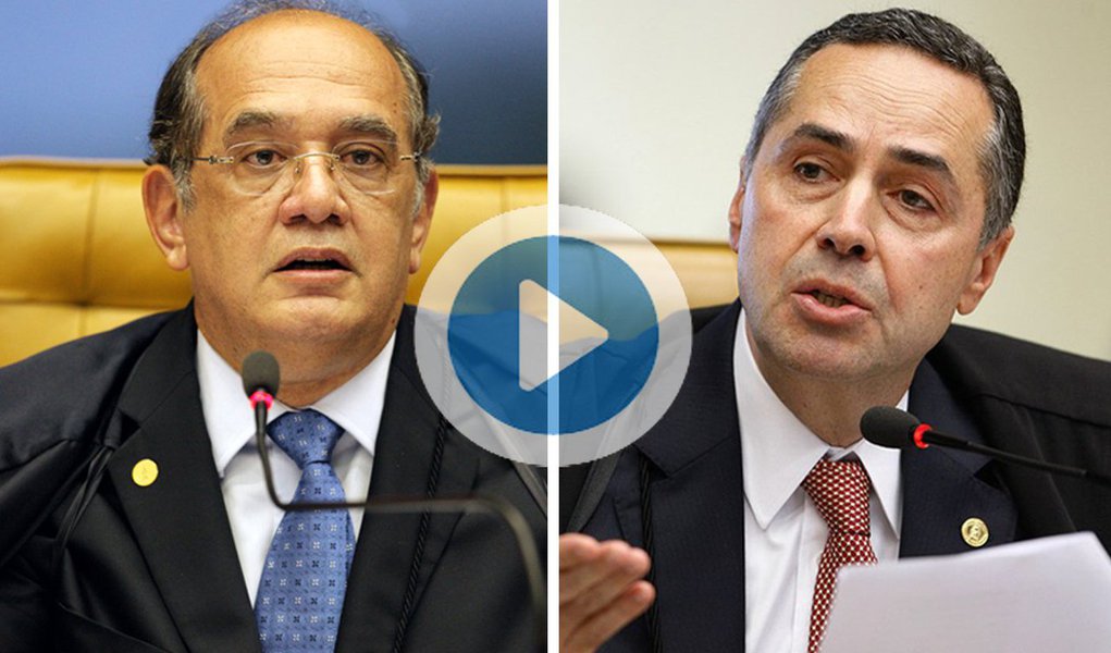 Ministros do Supremo Tribunal Federal tiveram um bate-boca pesado durante julgamento na Corte nesta quinta-feira 26; Luís Roberto Barroso acusou Gilmar Mendes de ser parcial em suas decisões; "Vossa Excelência vai mudando a jurisprudência de acordo com o réu", disse; e ouviu do colega a provocação de que não é "advogado de bandidos internacionais", em referência a Cesare Battisti; Barroso respondeu: “Vossa Excelência fica destilando ódio o tempo inteiro" (Foto: Gisele Federicce) Ministros do Supremo Tribunal Federal tiveram um bate-boca pesado durante julgamento na Corte nesta quinta-feira 26; Luís Roberto Barroso acusou Gilmar Mendes de ser parcial em suas decisões; "Vossa Excelência vai mudando a jurisprudência de acordo com o réu", disse; e ouviu do colega a provocação de que não é "advogado de bandidos internacionais", em referência a Cesare Battisti; Barroso respondeu: “Vossa Excelência fica destilando ódio o tempo inteiro"
