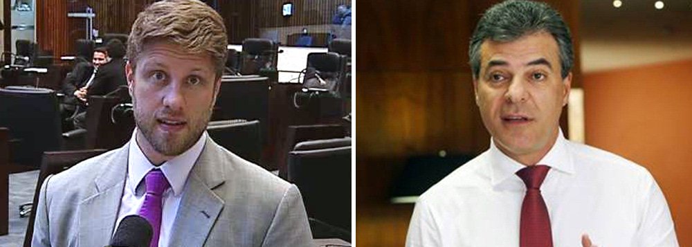 O deputado Requião Filho (PMDB) abriu fogo esta semana contra um projeto do governador Beto Richa (PDB), em regime de urgência, que aumenta em 256% o ICMS das micro e pequenas empresas no Paraná; o 'impostaço' enviado por Richa à Assembleia Legislativa, o artigo 30 do Projeto de Lei 557/2017 extingue alíquotas reduzidas que foram implantadas pelo ex-governador Roberto Requião (PMDB) em 2007 (Foto: Leonardo Lucena) O deputado Requião Filho (PMDB) abriu fogo esta semana contra um projeto do governador Beto Richa (PDB), em regime de urgência, que aumenta em 256% o ICMS das micro e pequenas empresas no Paraná; o 'impostaço' enviado por Richa à Assembleia Legislativa, o artigo 30 do Projeto de Lei 557/2017 extingue alíquotas reduzidas que foram implantadas pelo ex-governador Roberto Requião (PMDB) em 2007
