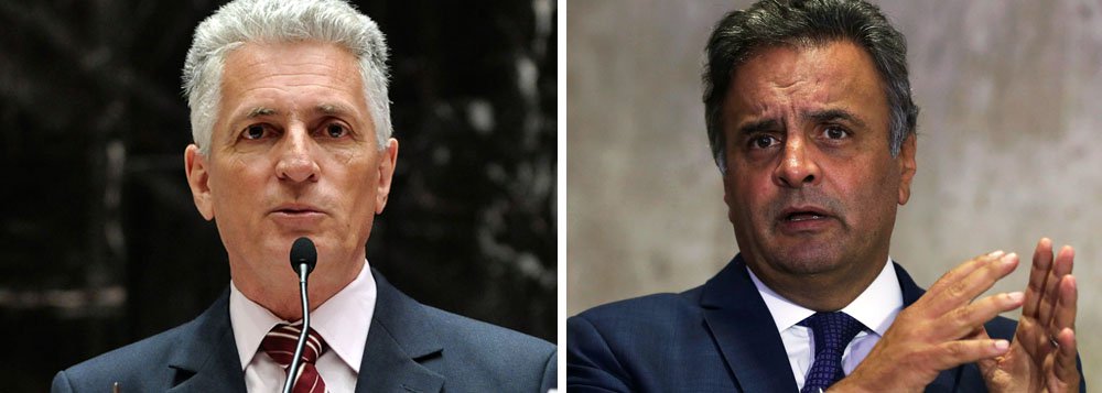 O deputado estadual Rogerio Correia afirma que, agora, o Partido dos Trabalhadores terá que protocolar, com urgência, uma representação no conselho de ética do Senado Federal, pedindo a cassação de Aécio Neves (PSDB-MG); "ele foi flagrado pedindo e recebendo propina, o que é incompatível com o decoro parlamentar", afirma; Correia afirma que o caso é tão grave que tanto a irmã de Aécio, Andrea Neves, como seu primo, Fred Pacheco, estão em prisão domiciliar; "Aécio tem que ser cassado para responder pelos crimes que cometeu"; em nota, o PT disse que Aécio merece o desprezo da sociedade, mas não pode ser afastado do mandato pelo STF (Foto: Leonardo Attuch) O deputado estadual Rogerio Correia afirma que, agora, o Partido dos Trabalhadores terá que protocolar, com urgência, uma representação no conselho de ética do Senado Federal, pedindo a cassação de Aécio Neves (PSDB-MG); "ele foi flagrado pedindo e recebendo propina, o que é incompatível com o decoro parlamentar", afirma; Correia afirma que o caso é tão grave que tanto a irmã de Aécio, Andrea Neves, como seu primo, Fred Pacheco, estão em prisão domiciliar; "Aécio tem que ser cassado para responder pelos crimes que cometeu"; em nota, o PT disse que Aécio merece o desprezo da sociedade, mas não pode ser afastado do mandato pelo STF