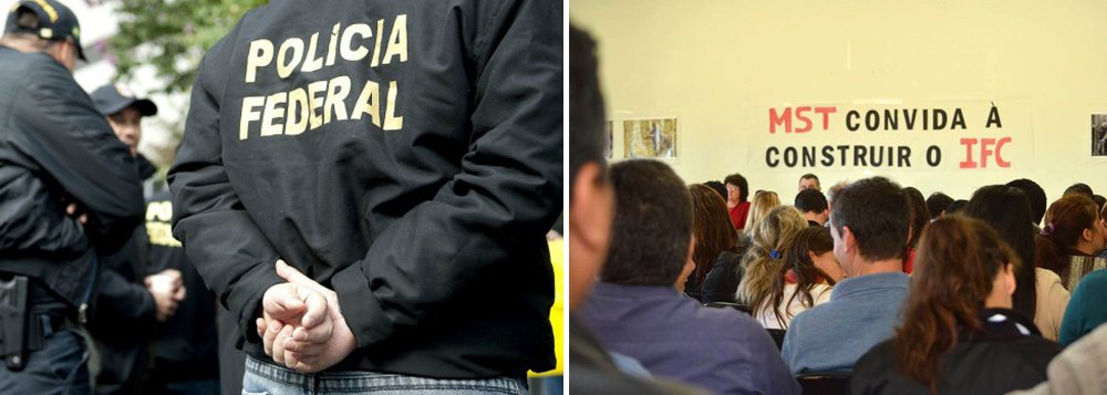 Ministério Público Federal determinou a busca e apreensão de computadores, celulares e outros equipamentos, além da quebra de sigilo de informações, de Ricardo Scopel Velho e Maicon Fontaine, dois educadores populares ligados ao MST que ministram aulas no campus Abelardo Luz, do Instituto Federal Catarinense (IFC); acusação é de "ingerência na gestão" e de "imposição ideológica e política" no instituto; apesar do campus Abelardo Luz ter sido criado a partir de uma demanda do próprio MST, para a Justiça, a presença de pessoas ligadas ao MST na faculdade, elaborando planos pedagógicos, representa uma irregularidade (Foto: Paulo Emílio) Ministério Público Federal determinou a busca e apreensão de computadores, celulares e outros equipamentos, além da quebra de sigilo de informações, de Ricardo Scopel Velho e Maicon Fontaine, dois educadores populares ligados ao MST que ministram aulas no campus Abelardo Luz, do Instituto Federal Catarinense (IFC); acusação é de "ingerência na gestão" e de "imposição ideológica e política" no instituto; apesar do campus Abelardo Luz ter sido criado a partir de uma demanda do próprio MST, para a Justiça, a presença de pessoas ligadas ao MST na faculdade, elaborando planos pedagógicos, representa uma irregularidade