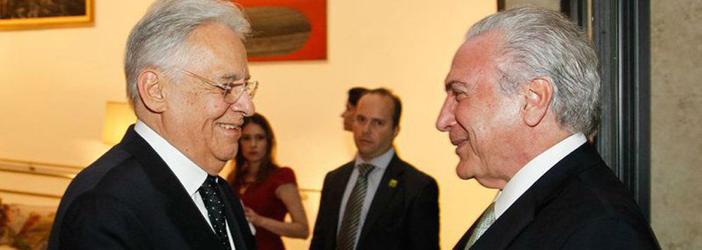 "O partido dele, o PSDB, é co-autor do golpe de 2016 que derrubou Dilma, e sócio-fundador do 'governo de ladrões' liderado pelo conspirador e golpista Michel Temer", diz o colunista Jeferson Miola; "FHC e os tucanos carregarão à eternidade a marca de sangue nas mãos pelo golpe do qual foram veículo para a concretização da influência e dos interesses estrangeiros no país. Se tivesse um milímetro de honestidade intelectual e política, FHC deveria pedir desculpas ao povo brasileiro, ao invés de proclamar idéias delirantes e desconexas no debate público"; leia a íntegra (Foto: Jeferson Miola) "O partido dele, o PSDB, é co-autor do golpe de 2016 que derrubou Dilma, e sócio-fundador do 'governo de ladrões' liderado pelo conspirador e golpista Michel Temer", diz o colunista Jeferson Miola; "FHC e os tucanos carregarão à eternidade a marca de sangue nas mãos pelo golpe do qual foram veículo para a concretização da influência e dos interesses estrangeiros no país. Se tivesse um milímetro de honestidade intelectual e política, FHC deveria pedir desculpas ao povo brasileiro, ao invés de proclamar idéias delirantes e desconexas no debate público"; leia a íntegra