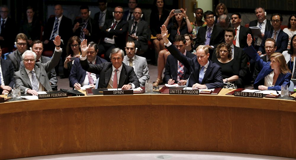 O vice-presidente do Comitê de Relações Exteriores da Duma disse que a Rússia poderia apoiar um projeto de resolução apresentado pelos Estados Unidos ao Conselho de Segurança com sanções à Coreia do Norte se o documento estipular o cessar dos testes nucleares de Pyongyang; a Rússia pode apoiar um projeto de resolução sobre a Coreia do Norte, apresentado pelos Estados Unidos ao Conselho de Segurança da ONU, se o documento estipular a cessação dos testes nucleares de Pyongyang, afirmou à Sputnik o vice-chefe do Comitê de Assuntos de Relações Exteriores da Rússia, Alexei Chepa, neste sábado (Foto: Romulo Faro) O vice-presidente do Comitê de Relações Exteriores da Duma disse que a Rússia poderia apoiar um projeto de resolução apresentado pelos Estados Unidos ao Conselho de Segurança com sanções à Coreia do Norte se o documento estipular o cessar dos testes nucleares de Pyongyang; a Rússia pode apoiar um projeto de resolução sobre a Coreia do Norte, apresentado pelos Estados Unidos ao Conselho de Segurança da ONU, se o documento estipular a cessação dos testes nucleares de Pyongyang, afirmou à Sputnik o vice-chefe do Comitê de Assuntos de Relações Exteriores da Rússia, Alexei Chepa, neste sábado