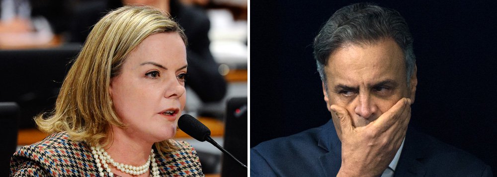 "Vítima de um golpe, o PT virou protetor de um de seus maiores algozes: o senador Aécio Neves. Não é o STF que adotou uma 'medida esdrúxula', mas é a direção do PT que está sendo esdrúxula pelo festival de erros que vem cometendo. Uma direção que adota posições não só contra a vontade da maioria da sua militância, da sua base social e do seu eleitorado, mas também contra o entendimento correto da Constituição", escreve o cientista político e professor Aldo Fornazieri, sobre o posicionamento do PT, presidido pela senadora Gleisi Hoffmann (PR), contra o afastamento do senador de seu mandato pelo STF; para Fornazieri, a nota do PT "é um equívoco completo, político, moral e jurídico" (Foto: Aldo Fornazieri) www.brasil247.com - "Vítima de um golpe, o PT virou protetor de um de seus maiores algozes: o senador Aécio Neves. Não é o STF que adotou uma 'medida esdrúxula', mas é a direção do PT que está sendo esdrúxula pelo festival de erros que vem cometendo. Uma direção que adota posições não só contra a vontade da maioria da sua militância, da sua base social e do seu eleitorado, mas também contra o entendimento correto da Constituição", escreve o cientista político e professor Aldo Fornazieri, sobre o posicionamento do PT, presidido pela senadora Gleisi Hoffmann (PR), contra o afastamento do senador de seu mandato pelo STF; para Fornazieri, a nota do PT "é um equívoco completo, político, moral e jurídico"