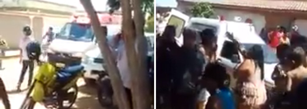 Pelo menos quatro crianças e uma professora morreram queimadas após o vigia de uma creche no município de Janaúba, Norte de Minas Gerais, atear fogo em várias pessoas e depois em seu próprio corpo na manhã desta quinta-feira 5; ele está internado em um estado grave; há ao menos 40 feridos com queimaduras, entre adultos e crianças (Foto: Paulo Emílio) Pelo menos quatro crianças e uma professora morreram queimadas após o vigia de uma creche no município de Janaúba, Norte de Minas Gerais, atear fogo em várias pessoas e depois em seu próprio corpo na manhã desta quinta-feira 5; ele está internado em um estado grave; há ao menos 40 feridos com queimaduras, entre adultos e crianças