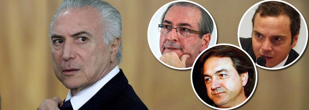 cunha, funaro, joesley (Foto: Leonardo Attuch) cunha, funaro, joesley