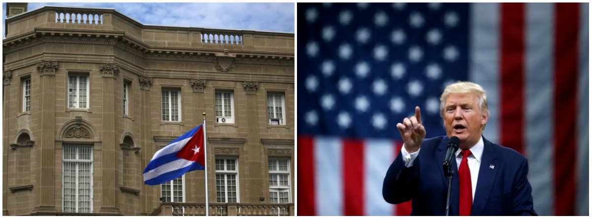 O Departamento de Estado dos EUA disse nesta terça-feira (3) que decidiu expulsar quinze diplomatas cubanos, destacando que aos diplomatas foram dados sete dias para deixar os Estados Unidos; o motivo seria o fato de Cuba não ter conseguido resolver ataques sonoros (sônicos) contra diplomatas americanos em Havana (Foto: Gisele Federicce) O Departamento de Estado dos EUA disse nesta terça-feira (3) que decidiu expulsar quinze diplomatas cubanos, destacando que aos diplomatas foram dados sete dias para deixar os Estados Unidos; o motivo seria o fato de Cuba não ter conseguido resolver ataques sonoros (sônicos) contra diplomatas americanos em Havana