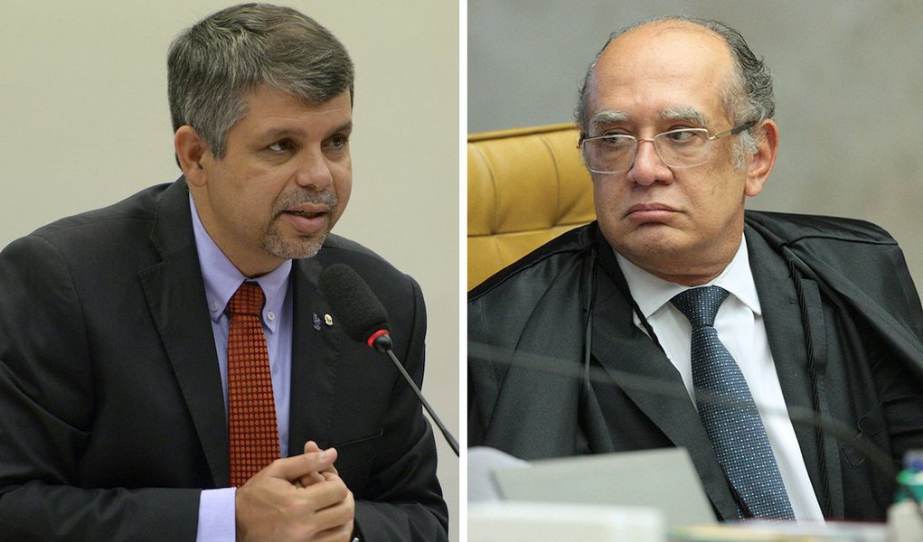 Para o presidente da Associação Nacional de Procuradores Federais, José Robalinho Cavalcanti, os ataques do ministro do Supremo Tribunal Federal Gilmar Mendes ao procurador-geral da República Rodrigo Janot são "descabidos e destemperados"; para Cavalcanti, "é inadmissível que um juiz, ainda que fosse um juiz de primeira instância, faça comentários remotamente parecidos", reforçou o presidente da associação nacional de procuradores (Foto: Charles Nisz) Para o presidente da Associação Nacional de Procuradores Federais, José Robalinho Cavalcanti, os ataques do ministro do Supremo Tribunal Federal Gilmar Mendes ao procurador-geral da República Rodrigo Janot são "descabidos e destemperados"; para Cavalcanti, "é inadmissível que um juiz, ainda que fosse um juiz de primeira instância, faça comentários remotamente parecidos", reforçou o presidente da associação nacional de procuradores