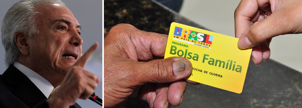 Presidente Michel Temer afirmou que o programa Bolsa Família continuará enquanto for necessário mantê-lo, mas o governo espera que no futuro seja possível extingui-lo; "O sonho é que daqui a alguns anos não precisemos mais ter um programa como o Bolsa Família. Vamos tê-lo e mantê-lo enquanto necessário for", disse; "Mas temos que ter em mente o desejo de todos, o brasileiro é um povo empreendedor, ele está no Bolsa Família mas quer crescer", completou;. segundo dados do próprio governo, mais 13,9 milhões de famílias são beneficiárias do programa (Foto: Paulo Emílio) Presidente Michel Temer afirmou que o programa Bolsa Família continuará enquanto for necessário mantê-lo, mas o governo espera que no futuro seja possível extingui-lo; "O sonho é que daqui a alguns anos não precisemos mais ter um programa como o Bolsa Família. Vamos tê-lo e mantê-lo enquanto necessário for", disse; "Mas temos que ter em mente o desejo de todos, o brasileiro é um povo empreendedor, ele está no Bolsa Família mas quer crescer", completou;. segundo dados do próprio governo, mais 13,9 milhões de famílias são beneficiárias do programa