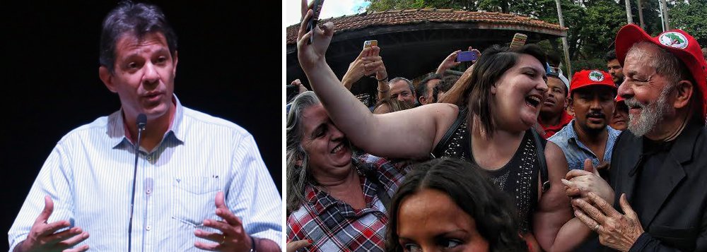 Ex-prefeito de São Paulo diz que o conteúdo das delações da JBS não deixam dúvidas de que os votos pelo impeachment de Dilma Rousseff foram comprados com dinheiro de corrupção; "O Congresso Nacional é uma vergonha. Todos receberam dinheiro, para votar assim ou assado. É só deixar as investigações avançarem, é só o governo não abafar a Lava Jato, como está fazendo", criticou, em entrevista à Rádio Jornal, de Pernambuco; sobre a possibilidade de compor eventual chapa com Ciro Gomes (PDT), Haddad diz que não é o momento de pensar em uma alternativa a Lula, até que todos os recursos contra a condenação do juiz Sérgio Moro tenham sido julgados nas instâncias superiores; "Vão tirar o maior líder operário da disputa por causa de uma suposição?", questionou (Foto: Aquiles Lins) Ex-prefeito de São Paulo diz que o conteúdo das delações da JBS não deixam dúvidas de que os votos pelo impeachment de Dilma Rousseff foram comprados com dinheiro de corrupção; "O Congresso Nacional é uma vergonha. Todos receberam dinheiro, para votar assim ou assado. É só deixar as investigações avançarem, é só o governo não abafar a Lava Jato, como está fazendo", criticou, em entrevista à Rádio Jornal, de Pernambuco; sobre a possibilidade de compor eventual chapa com Ciro Gomes (PDT), Haddad diz que não é o momento de pensar em uma alternativa a Lula, até que todos os recursos contra a condenação do juiz Sérgio Moro tenham sido julgados nas instâncias superiores; "Vão tirar o maior líder operário da disputa por causa de uma suposição?", questionou