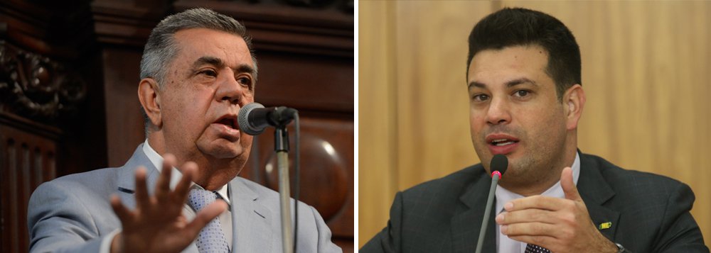 O presidente licenciado da Alerj, Jorge Picciani, e o filho dele, o ministro do Esporte, Leonardo Picciani, são donos da empresa de agropecuária Agrobilara, referida por supostas atividades ilícitas na delação premiada do ex-presidente do TCE-RJ Jonas Lopes; segundo Jonas, em setembro de 2014, R$ 500 mil obtidos na prática de corrupção foram usados na compra subfaturada de 100 cabeças de gado, da Agrobilara Comércio e Participações LTDA, dissimulando a natureza ilícita dessa quantia; a empresa fica em Uberaba, em Minas Gerais, e tem Picciani e seus filhos como sócios, um deles é Leonardo (Foto: Leonardo Lucena) O presidente licenciado da Alerj, Jorge Picciani, e o filho dele, o ministro do Esporte, Leonardo Picciani, são donos da empresa de agropecuária Agrobilara, referida por supostas atividades ilícitas na delação premiada do ex-presidente do TCE-RJ Jonas Lopes; segundo Jonas, em setembro de 2014, R$ 500 mil obtidos na prática de corrupção foram usados na compra subfaturada de 100 cabeças de gado, da Agrobilara Comércio e Participações LTDA, dissimulando a natureza ilícita dessa quantia; a empresa fica em Uberaba, em Minas Gerais, e tem Picciani e seus filhos como sócios, um deles é Leonardo
