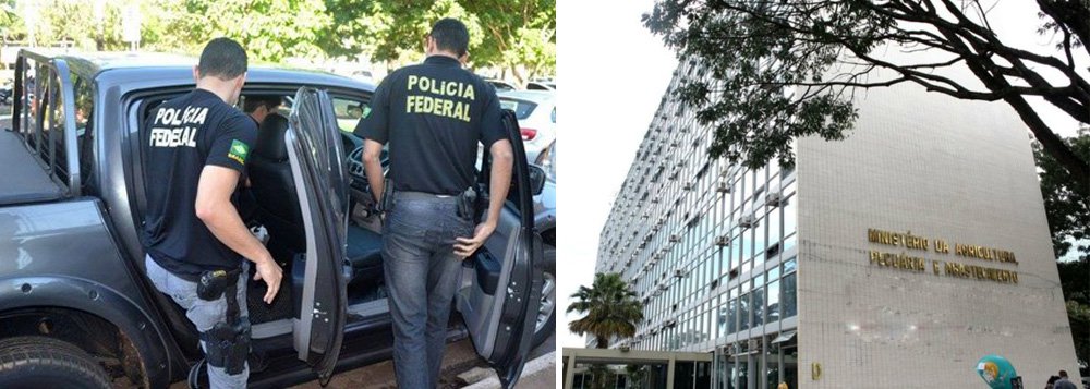 Polícia Federal (PF) deflagrou hoje (30) a 2ª fase da Operação Lucas - chamada Operação Vegas -, com o objetivo de investigar denúncias de corrupção envolvendo servidores do Ministério da Agricultura, Agropecuária e Abastecimento, frigoríficos e empresas de laticínios; operação conta com a participação de 115 policiais, que cumprem 51 mandados judiciais em Tocantins(nos municípios de Araguaína, Nova Olinda e Gurupi), no Maranhão e em Minas Gerais; esta etapa da Operação Lucas teve início após o recebimento de denúncias de que frigoríficos e empresas de laticínios foram favorecidas em processos administrativos, de forma a atrasar tramitações ou a anular multas (Foto: Aquiles Lins) Polícia Federal (PF) deflagrou hoje (30) a 2ª fase da Operação Lucas - chamada Operação Vegas -, com o objetivo de investigar denúncias de corrupção envolvendo servidores do Ministério da Agricultura, Agropecuária e Abastecimento, frigoríficos e empresas de laticínios; operação conta com a participação de 115 policiais, que cumprem 51 mandados judiciais em Tocantins(nos municípios de Araguaína, Nova Olinda e Gurupi), no Maranhão e em Minas Gerais; esta etapa da Operação Lucas teve início após o recebimento de denúncias de que frigoríficos e empresas de laticínios foram favorecidas em processos administrativos, de forma a atrasar tramitações ou a anular multas