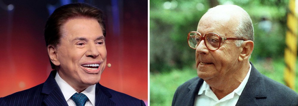 No programa desse domingo (27), o apresentador Sílvio Santos mostrou seu apreço a João Figueiredo, último dos presidentes do regime militar; de acordo com Sílvio, se não fosse ele, o apresentador estaria vendendo caneta na Praça da Sé; um exagero, pois o apresentador já tinha seu canal de TV, mas mostra a importância que Sílvio dá à concessão outorgada por Figueiredo (Foto: Charles Nisz) No programa desse domingo (27), o apresentador Sílvio Santos mostrou seu apreço a João Figueiredo, último dos presidentes do regime militar; de acordo com Sílvio, se não fosse ele, o apresentador estaria vendendo caneta na Praça da Sé; um exagero, pois o apresentador já tinha seu canal de TV, mas mostra a importância que Sílvio dá à concessão outorgada por Figueiredo