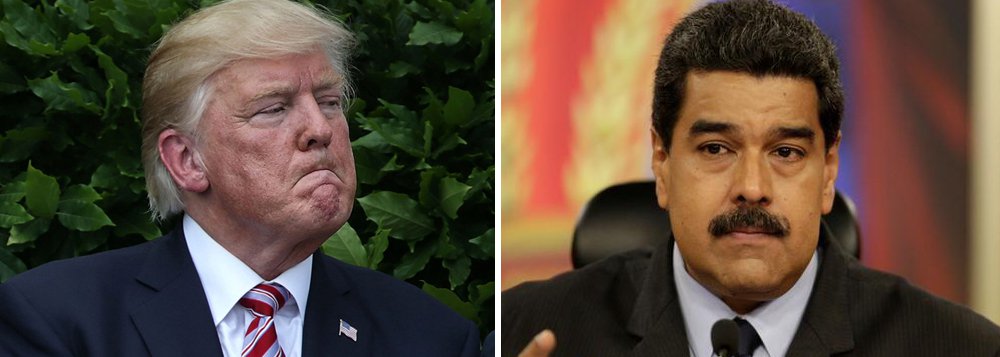 Depois das eleições em que 8 milhões de venezuelanos votaram para eleger uma nova Assembleia Nacional Constituinte, o presidente dos Estados Unidos acusou o golpe; nesta segunda-feira, ele determinou o congelamento de todos os bens de Nicolás Maduro e o chamou de "ditador"; a Venezuela tem as maiores reservas de petróleo do mundo e a CIA estava apoiando a oposição em sua tentativa de derrubada do governo Maduro (Foto: Leonardo Attuch) Depois das eleições em que 8 milhões de venezuelanos votaram para eleger uma nova Assembleia Nacional Constituinte, o presidente dos Estados Unidos acusou o golpe; nesta segunda-feira, ele determinou o congelamento de todos os bens de Nicolás Maduro e o chamou de "ditador"; a Venezuela tem as maiores reservas de petróleo do mundo e a CIA estava apoiando a oposição em sua tentativa de derrubada do governo Maduro