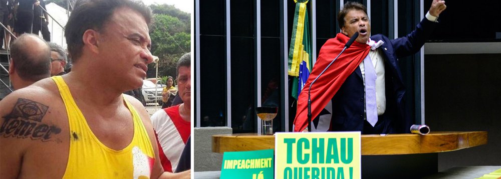 O deputado federal Wladimir Costa, aquele que tatuou o nome de Michel Temer no ombro direito, teve mais emendas parlamentares executadas em sete meses de 2017 do que em anos anteriores de seu mandato (Foto: Giuliana Miranda) O deputado federal Wladimir Costa, aquele que tatuou o nome de Michel Temer no ombro direito, teve mais emendas parlamentares executadas em sete meses de 2017 do que em anos anteriores de seu mandato