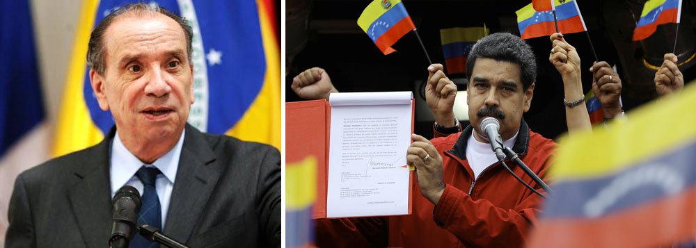 Governo de Michel Temer, que chegou ao Poder em absoluta afronta à Constituição de 1988, isto é, por meio de um golpe parlamentar, criticou a eleição para a Assembleia Constituinte realizada nesse domingo, 30, na Venezuela; "Diante da gravidade do momento histórico por que passa a Venezuela, o Brasil insta as autoridades venezuelanas a suspenderem a instalação da assembleia constituinte e a abrir um canal efetivo de entendimento e diálogo com a sociedade venezuelana, com vistas a pavimentar o caminho para uma transição política pacífica e a restaurar a ordem democrática, a independência dos Poderes e o respeito aos direitos humanos", diz o Itamaraty em nota (Foto: Aquiles Lins) Governo de Michel Temer, que chegou ao Poder em absoluta afronta à Constituição de 1988, isto é, por meio de um golpe parlamentar, criticou a eleição para a Assembleia Constituinte realizada nesse domingo, 30, na Venezuela; "Diante da gravidade do momento histórico por que passa a Venezuela, o Brasil insta as autoridades venezuelanas a suspenderem a instalação da assembleia constituinte e a abrir um canal efetivo de entendimento e diálogo com a sociedade venezuelana, com vistas a pavimentar o caminho para uma transição política pacífica e a restaurar a ordem democrática, a independência dos Poderes e o respeito aos direitos humanos", diz o Itamaraty em nota