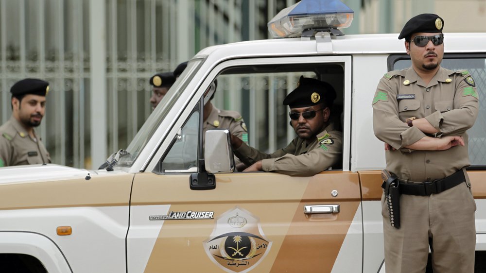 Polícia da Arábia Saudita (Foto: Paulo Emílio) Polícia da Arábia Saudita