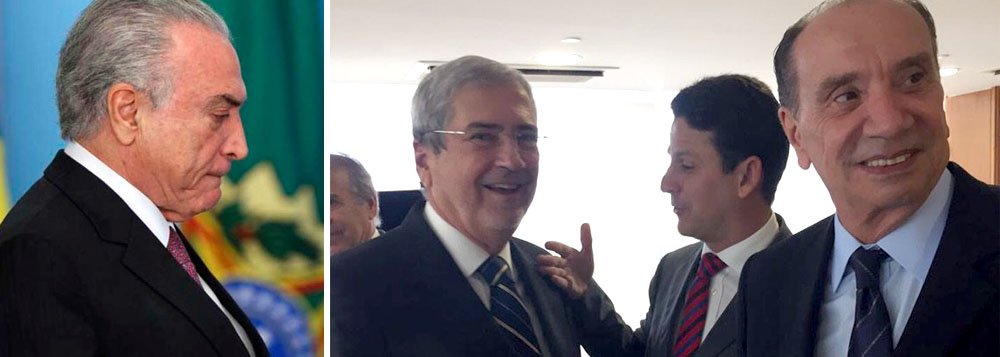 Para conseguir o apoio necessário para barrar ao andamento da denúncia de corrupção passiva na Câmara, Michel Temer liberou R$ 19,5 milhões para três dos quatro ministros do PSDB que integram o seu governo; medida beneficiou projetos apresentados pelos ministros tucanos da Secretaria de Governo, Antonio Imbassahy, Relações Exteriores, Aloysio Nunes, e das Cidades, Bruno Araújo; apoio do PSDB, que ameaça desembarcar do governo, é considerado fundamental para barrar a denúncia na Câmara (Foto: Paulo Emílio) Para conseguir o apoio necessário para barrar ao andamento da denúncia de corrupção passiva na Câmara, Michel Temer liberou R$ 19,5 milhões para três dos quatro ministros do PSDB que integram o seu governo; medida beneficiou projetos apresentados pelos ministros tucanos da Secretaria de Governo, Antonio Imbassahy, Relações Exteriores, Aloysio Nunes, e das Cidades, Bruno Araújo; apoio do PSDB, que ameaça desembarcar do governo, é considerado fundamental para barrar a denúncia na Câmara