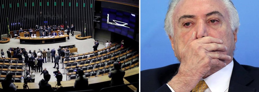 Pesquisa do Ibope encomendada pelo site de petições online Avaaz aponta que 81% dos brasileiros desejam que Michel Temer investigado pela denúncia de corrupção passiva; 79% da população concordou com a afirmação: "Acho que a denúncia é correta e o deputado que votar contra a abertura do processo é cúmplice da corrupção"; pesquisa faz outro alerta para os deputados: para 73% do eleitorado, os parlamentares que votarem pela rejeição da denúncia não merecem ser reeleitos nas eleições de 2018 (Foto: Paulo Emílio) Pesquisa do Ibope encomendada pelo site de petições online Avaaz aponta que 81% dos brasileiros desejam que Michel Temer investigado pela denúncia de corrupção passiva; 79% da população concordou com a afirmação: "Acho que a denúncia é correta e o deputado que votar contra a abertura do processo é cúmplice da corrupção"; pesquisa faz outro alerta para os deputados: para 73% do eleitorado, os parlamentares que votarem pela rejeição da denúncia não merecem ser reeleitos nas eleições de 2018