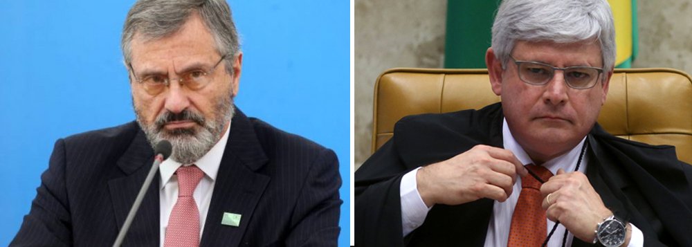 Procurador-geral da República, Rodrigo Janot, disse que atuação do Ministério da Justiça, comandado por Torquato Jardim, "compromete toda a estratégia do combate regional à corrupção"; declaração de Janot foi feita na mesma data em que os Ministérios Públicos Federais do Brasil e da Argentina emitiram uma nota afirmando que os Poderes Executivos dos dois países estão criando "obstáculos" visando dificultar a criação de uma força-tarefa conjunta para investigar casos de corrupção envolvendo a empreiteira Odebrecht (Foto: Paulo Emílio) Procurador-geral da República, Rodrigo Janot, disse que atuação do Ministério da Justiça, comandado por Torquato Jardim, "compromete toda a estratégia do combate regional à corrupção"; declaração de Janot foi feita na mesma data em que os Ministérios Públicos Federais do Brasil e da Argentina emitiram uma nota afirmando que os Poderes Executivos dos dois países estão criando "obstáculos" visando dificultar a criação de uma força-tarefa conjunta para investigar casos de corrupção envolvendo a empreiteira Odebrecht