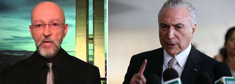 Jornalista Josias de Souza classificou como "conversa fiada" a declaração de Michel Temer de que "a verdade venceu", após ele comprar o enterro da segunda denúncia criminal da Procuradoria-Geral da República; "O que prevaleceu foi o fisiologismo. A verdade continua encoberta pelo véu da impunidade, que só será levantado quando Temer deixar a Presidência e for realmente processado. Até lá, Temer terá de lidar com a nova verdade que o cerca. Ele se tornou um personagem menor. Diminuiu entre uma denúncia e outra. Tem agora 251 deputados apoiadores —menos da metade da Câmara", diz (Foto: Aquiles Lins) Jornalista Josias de Souza classificou como "conversa fiada" a declaração de Michel Temer de que "a verdade venceu", após ele comprar o enterro da segunda denúncia criminal da Procuradoria-Geral da República; "O que prevaleceu foi o fisiologismo. A verdade continua encoberta pelo véu da impunidade, que só será levantado quando Temer deixar a Presidência e for realmente processado. Até lá, Temer terá de lidar com a nova verdade que o cerca. Ele se tornou um personagem menor. Diminuiu entre uma denúncia e outra. Tem agora 251 deputados apoiadores —menos da metade da Câmara", diz