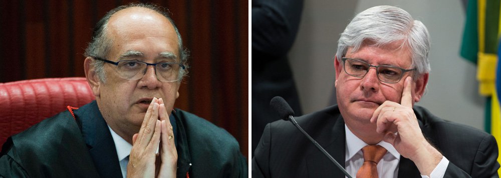 Ministro do Supremo Tribunal Federal (STF) Gilmar Mendes voltou a atacar o procurador-geral da República Rodrigo Janot; segundo Gilmar, o STF está a "reboque das loucuras do procurador" e defendeu que a PGR volte a possuir "um mínimo de decência, sobriedade e normalidade;"As delações todas, essas homologações sem discussão, o referendo de cláusula, uma bagunça completa e ficou a reboque das loucuras do procurador", disse; segundo ele, o Brasil vive um clima de "baguncismo" e "é preciso voltar um mínimo de decência, sobriedade e normalidade à PGR" (Foto: Paulo Emílio) Ministro do Supremo Tribunal Federal (STF) Gilmar Mendes voltou a atacar o procurador-geral da República Rodrigo Janot; segundo Gilmar, o STF está a "reboque das loucuras do procurador" e defendeu que a PGR volte a possuir "um mínimo de decência, sobriedade e normalidade;"As delações todas, essas homologações sem discussão, o referendo de cláusula, uma bagunça completa e ficou a reboque das loucuras do procurador", disse; segundo ele, o Brasil vive um clima de "baguncismo" e "é preciso voltar um mínimo de decência, sobriedade e normalidade à PGR"