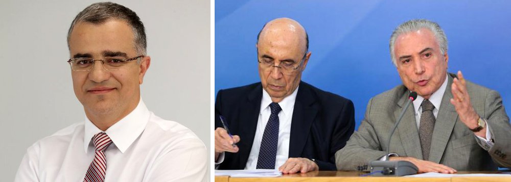 Jornalista Kennedy Alencar afirmou nesta terça-feira, 1º, que o provável aumento da meta fiscal para este ano, que já é de um deficit de R$ 139 bilhões, representará o fracasso da política econômica do ministro da Fazenda, Henrique Meirelles; "Essa equipe econômica foi frouxa fiscalmente com os lobbies mais poderosos do empresariado e do funcionalismo público e muito dura com os mais pobres, como mostraram a reforma trabalhista aprovada e a proposta original de reforma da Previdência (já desfigurada pelos lobbies mais poderosos) e a manutenção dos juros na Lua", afirmou (Foto: Aquiles Lins) Jornalista Kennedy Alencar afirmou nesta terça-feira, 1º, que o provável aumento da meta fiscal para este ano, que já é de um deficit de R$ 139 bilhões, representará o fracasso da política econômica do ministro da Fazenda, Henrique Meirelles; "Essa equipe econômica foi frouxa fiscalmente com os lobbies mais poderosos do empresariado e do funcionalismo público e muito dura com os mais pobres, como mostraram a reforma trabalhista aprovada e a proposta original de reforma da Previdência (já desfigurada pelos lobbies mais poderosos) e a manutenção dos juros na Lua", afirmou