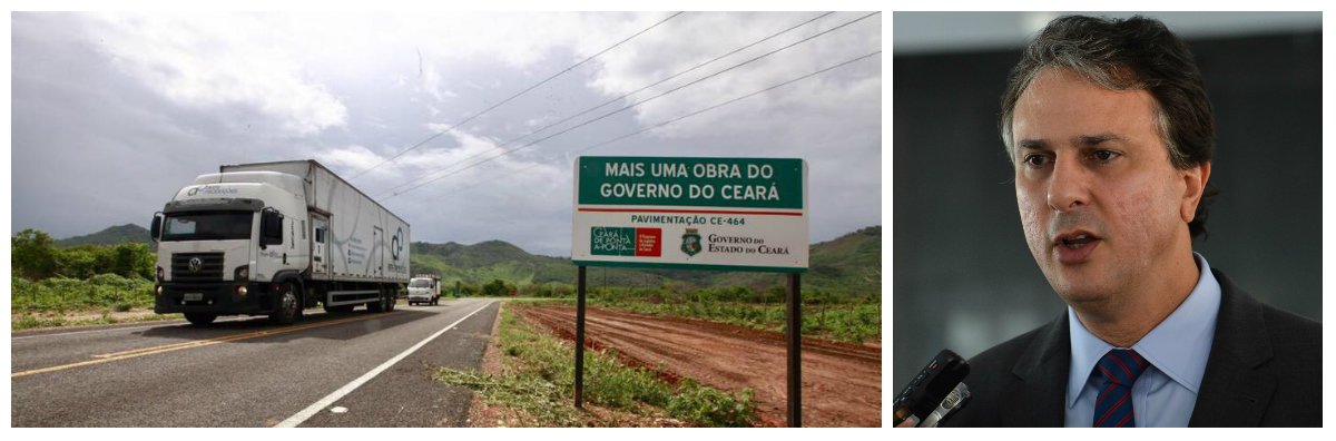 O Governador Camilo Santana assina, na manhã de hoje (31), em solenidade no Palácio da Abolição, a liberação de recursos para a nova etapa do Ceará de Ponta a Ponta - Programa de Logística e Estradas do Ceará, no valor de R$ 405,1 milhões em investimentos, atendendo 299,78 km de estradas que beneficiarão 27 municípios cearenses (Foto: Fatima 247) O Governador Camilo Santana assina, na manhã de hoje (31), em solenidade no Palácio da Abolição, a liberação de recursos para a nova etapa do Ceará de Ponta a Ponta - Programa de Logística e Estradas do Ceará, no valor de R$ 405,1 milhões em investimentos, atendendo 299,78 km de estradas que beneficiarão 27 municípios cearenses