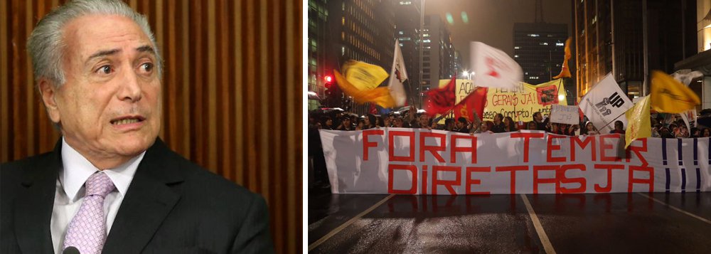 "Ao contrário do que apregoa a base governista, a responsabilidade por conseguir o número de deputados necessários em plenário para votar a denúncia contra Michel Temer – 342 – por corrupção passiva é do governo. Compete a Temer demonstrar que tem apoio no Congresso, como alardeia aos quatro ventos, expor ao país o tamanho real de sua base na Câmara", diz o deputado José Guimarães (PT-CE), líder da oposição na Câmara; "Com 5% de aprovação, Temer deve reconhecer que não tem mais condições de governar. A única forma de encerrar essa que já se configura como uma das piores crises políticas da história brasileira e recolocar o país no caminho do crescimento e do desenvolvimento é por meio da realização de eleições diretas" (Foto: José Guimarães) "Ao contrário do que apregoa a base governista, a responsabilidade por conseguir o número de deputados necessários em plenário para votar a denúncia contra Michel Temer – 342 – por corrupção passiva é do governo. Compete a Temer demonstrar que tem apoio no Congresso, como alardeia aos quatro ventos, expor ao país o tamanho real de sua base na Câmara", diz o deputado José Guimarães (PT-CE), líder da oposição na Câmara; "Com 5% de aprovação, Temer deve reconhecer que não tem mais condições de governar. A única forma de encerrar essa que já se configura como uma das piores crises políticas da história brasileira e recolocar o país no caminho do crescimento e do desenvolvimento é por meio da realização de eleições diretas"