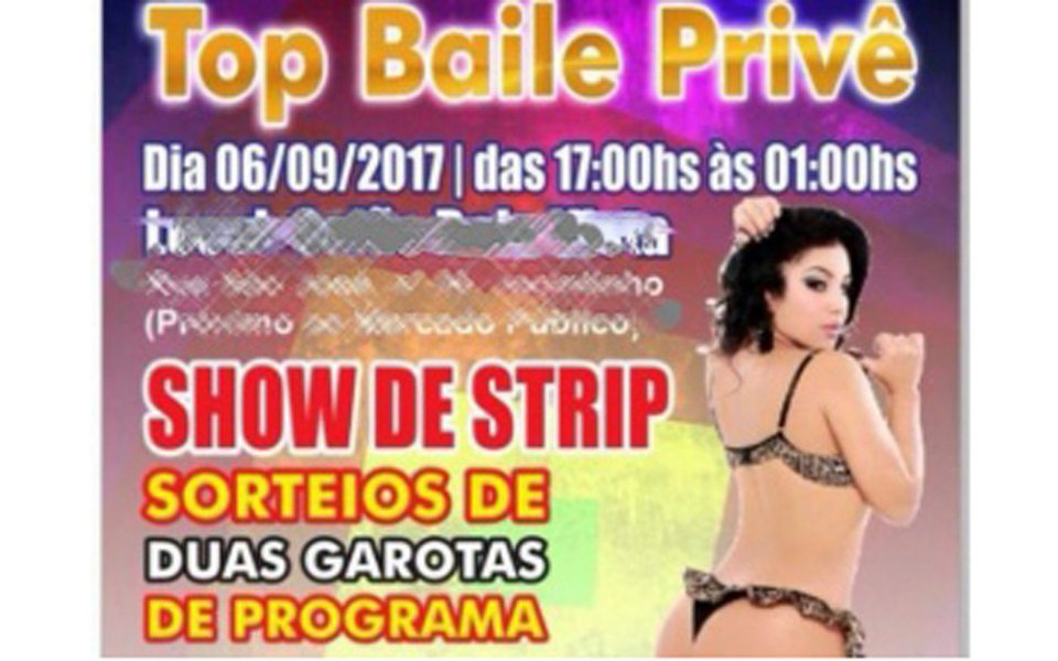 Os organizadores estão comercializando a rifa no valor de R$ 20 e dá acesso à festa, em Maceió, e, ao mesmo tempo, ao sorteio das garotas de programa, a ser realizado durante o evento; informação foi recebida e compartilhada por usuários das redes sociais; circunstâncias deste tipo de negócio podem ser enquadradas como crime de exploração sexual, podendo resultar na reclusão de um a quatro anos (Foto: Voney Malta) Os organizadores estão comercializando a rifa no valor de R$ 20 e dá acesso à festa, em Maceió, e, ao mesmo tempo, ao sorteio das garotas de programa, a ser realizado durante o evento; informação foi recebida e compartilhada por usuários das redes sociais; circunstâncias deste tipo de negócio podem ser enquadradas como crime de exploração sexual, podendo resultar na reclusão de um a quatro anos