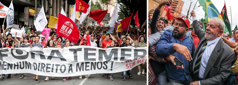 Em novo artigo, Aldo Arantes, que foi deputado constituinte em 1988, diz que não basta à esquerda lutar pelo "Fora Temer" e para que o ex-presidente Luiz Inácio Lula da Silva, condenado sem provas, tenha o direito de disputar as próximas eleições – se houver; "Trata-se de reconquistar a hegemonia política e de ideias junto ao povo brasileiro. E não basta a luta política. Nas novas condições da luta é fundamental a luta de ideias que tem faltado à esquerda. Não se trata de uma tarefa fácil. Mas é a única alternativa possível para a retomada da iniciativa política", diz ele; "A hora não é de pessimismo, mas de luta" (Foto: Aldo Arantes) Em novo artigo, Aldo Arantes, que foi deputado constituinte em 1988, diz que não basta à esquerda lutar pelo "Fora Temer" e para que o ex-presidente Luiz Inácio Lula da Silva, condenado sem provas, tenha o direito de disputar as próximas eleições – se houver; "Trata-se de reconquistar a hegemonia política e de ideias junto ao povo brasileiro. E não basta a luta política. Nas novas condições da luta é fundamental a luta de ideias que tem faltado à esquerda. Não se trata de uma tarefa fácil. Mas é a única alternativa possível para a retomada da iniciativa política", diz ele; "A hora não é de pessimismo, mas de luta"