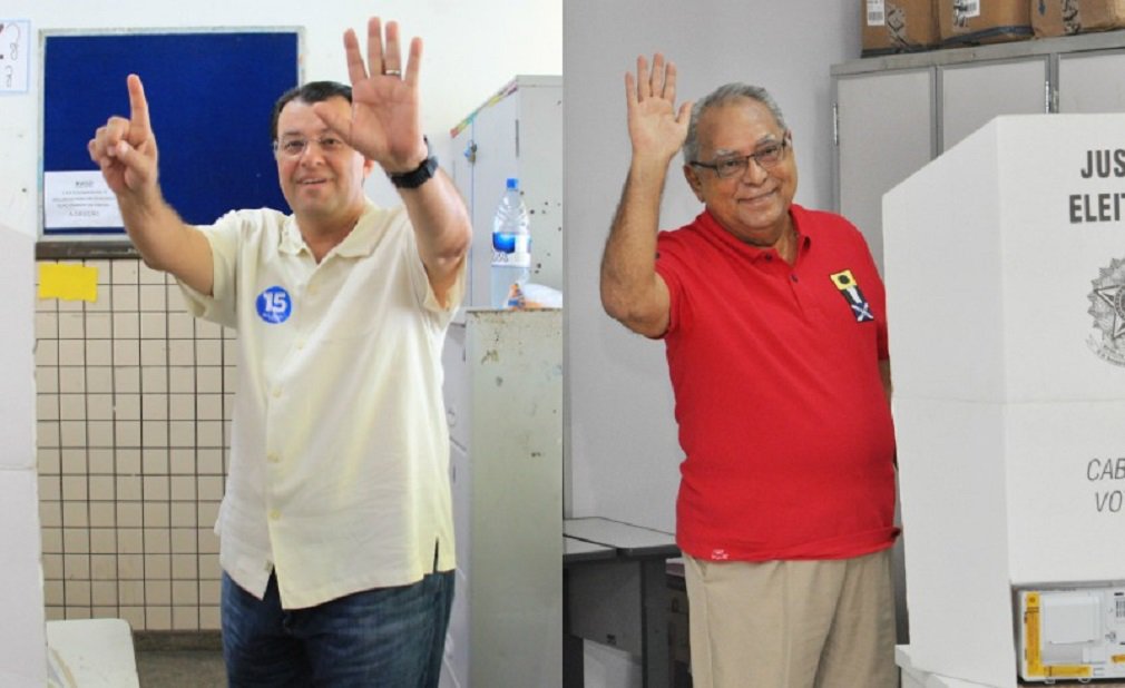 Com 91,62% das urnas apuradas, Amazonino Mendes, do PDT, está matematicamente eleito governador do Amazonas; neste domingo (27), os eleitores do estado voltaram às urnas para o segundo turno da eleição suplementar para o cargo; Amazonino obteve a preferência dos eleitores, com 59,52% dos votos; seu adversário, Eduardo Braga, do PMDB, recebeu 40,48% dos votos (Foto: José Barbacena) Com 91,62% das urnas apuradas, Amazonino Mendes, do PDT, está matematicamente eleito governador do Amazonas; neste domingo (27), os eleitores do estado voltaram às urnas para o segundo turno da eleição suplementar para o cargo; Amazonino obteve a preferência dos eleitores, com 59,52% dos votos; seu adversário, Eduardo Braga, do PMDB, recebeu 40,48% dos votos