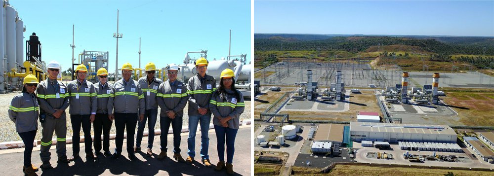 O governador Flávio Dino e o diretor-geral da Agência Nacional do Petróleo, Gás Natural e Biocombustíveis (ANP), Décio Oddone, visitaram o Complexo Parnaíba, em Santo Antônio dos Lopes, segundo maior produtor de gás natural do Brasil; após a vistoria, a ANP anunciou a realização da 14ª rodada de leilões de exploração de gás natural para a bacia localizada no Maranhão; a Bacia do Parnaíba terá seis blocos incluídos no leilão; através dela, empresas do ramo energético disputarão o direito de explorar o potencial do gás natural existente na área, trazendo para o estado e os municípios saldo positivo na geração de receitas com os royalties (Foto: Leonardo Lucena) O governador Flávio Dino e o diretor-geral da Agência Nacional do Petróleo, Gás Natural e Biocombustíveis (ANP), Décio Oddone, visitaram o Complexo Parnaíba, em Santo Antônio dos Lopes, segundo maior produtor de gás natural do Brasil; após a vistoria, a ANP anunciou a realização da 14ª rodada de leilões de exploração de gás natural para a bacia localizada no Maranhão; a Bacia do Parnaíba terá seis blocos incluídos no leilão; através dela, empresas do ramo energético disputarão o direito de explorar o potencial do gás natural existente na área, trazendo para o estado e os municípios saldo positivo na geração de receitas com os royalties