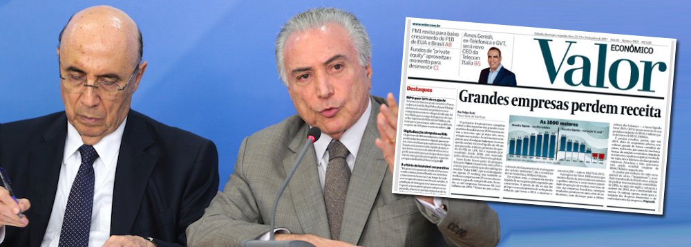 Embora setores do empresariado tenham apoiado o golpe parlamentar de 2016, o resultado foi desastroso para o capital; levantamento feito pelo jornal Valor Econômico junto às mil maiores empresas, revela uma queda de 4% no faturamento dessas companhias, no pior resultado desde 2009; gestão de Henrique Meirelles na Fazenda tem-se mostrado incapaz de religar os motores do crescimento; além disso, a depressão econômica derrubou as receitas orçamentárias, levando ao recente tarifaço nos combustíveis, que tiveram o maior aumento em 13 anos – o que deve pressionar ainda mais os resultados das empresas nacionais (Foto: Leonardo Attuch) Embora setores do empresariado tenham apoiado o golpe parlamentar de 2016, o resultado foi desastroso para o capital; levantamento feito pelo jornal Valor Econômico junto às mil maiores empresas, revela uma queda de 4% no faturamento dessas companhias, no pior resultado desde 2009; gestão de Henrique Meirelles na Fazenda tem-se mostrado incapaz de religar os motores do crescimento; além disso, a depressão econômica derrubou as receitas orçamentárias, levando ao recente tarifaço nos combustíveis, que tiveram o maior aumento em 13 anos – o que deve pressionar ainda mais os resultados das empresas nacionais