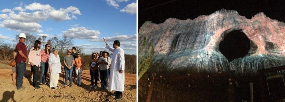 O projeto do Museu da Natureza, na cidade de Coronel Dias, foi idealizado pela arqueóloga e presidente da Fundação Museu do Homem Americano (Fumdham), Niède Guidon; a obra - financiada pelo Banco Nacional de Desenvolvimento (BNDES) - já foi iniciada e vai custar pouco mais de R$ 13 milhões; museu vai abrigar a natureza de 400 milhões de anos até os dias atuais, começando a partir do fundo do mar, plantas e animais, até o que existe hoje, que é a caatinga; propósito é transmitir aos visitantes as sensações experimentadas quando se entra na natureza, seguindo uma linha de tempo, acompanhando as eras geológicas e as mudanças originadas como consequência das transformações geológicas, climáticas e biológicas (Foto: Voney Malta) O projeto do Museu da Natureza, na cidade de Coronel Dias, foi idealizado pela arqueóloga e presidente da Fundação Museu do Homem Americano (Fumdham), Niède Guidon; a obra - financiada pelo Banco Nacional de Desenvolvimento (BNDES) - já foi iniciada e vai custar pouco mais de R$ 13 milhões; museu vai abrigar a natureza de 400 milhões de anos até os dias atuais, começando a partir do fundo do mar, plantas e animais, até o que existe hoje, que é a caatinga; propósito é transmitir aos visitantes as sensações experimentadas quando se entra na natureza, seguindo uma linha de tempo, acompanhando as eras geológicas e as mudanças originadas como consequência das transformações geológicas, climáticas e biológicas