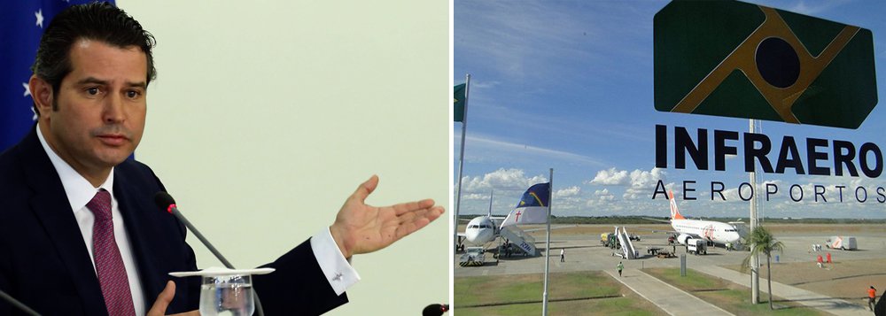 Ministro dos Transportes, Portos e Aviação Civil, Maurício Quintella, confirmou que o governo tem a intenção de fazer uma abertura de capital da estatal aeroportuária Infraero, "para o ingresso de recursos na empresa"; ministro pontuou que ainda não foi definido quais participações serão vendidas e por qual valor (Foto: Paulo Emílio) Ministro dos Transportes, Portos e Aviação Civil, Maurício Quintella, confirmou que o governo tem a intenção de fazer uma abertura de capital da estatal aeroportuária Infraero, "para o ingresso de recursos na empresa"; ministro pontuou que ainda não foi definido quais participações serão vendidas e por qual valor