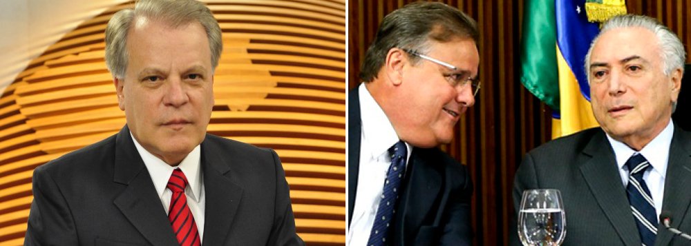 Jornalista Chico Pinheiro criticou o ex-ministro Geddel Vieira Lima, parceiro de Michel Temer na arrecadação e distribuição de propinas no PMDB, que foi preso pela Polícia Federal nesta sexta-feira, 8; "Temer indicou Geddel ministro de Lula. Temer indicou Geddel para a Caixa com Dilma. Temer o fez seu ministro. E Geddel não explica os 51 mi!", disse o apresentador do Bom Dia Brasil, da TV Globo, em sua página no Twitter (Foto: Aquiles Lins) Jornalista Chico Pinheiro criticou o ex-ministro Geddel Vieira Lima, parceiro de Michel Temer na arrecadação e distribuição de propinas no PMDB, que foi preso pela Polícia Federal nesta sexta-feira, 8; "Temer indicou Geddel ministro de Lula. Temer indicou Geddel para a Caixa com Dilma. Temer o fez seu ministro. E Geddel não explica os 51 mi!", disse o apresentador do Bom Dia Brasil, da TV Globo, em sua página no Twitter