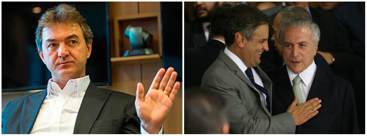Em artigo, o empresário faz um relato 67 dias e noites após ter feito acordo de delação premiada, em que entregou, no âmbito da Lava Jato, Michel Temer, Aécio Neves e diversos outros políticos no esquema de corrupção do qual participava a JBS e pelo qual terá de pagar uma multa de R$ 10,3 bilhões; "Senti-me um novo ser humano, com valores, entendimento e coragem para romper com elos inimagináveis da corrupção praticada pelas maiores autoridades do nosso país", escreve; ele rebate "mentiras e folclores em série" divulgados contra ele e chama de "completo absurdo" a divulgação na TV de imagens de sua família deixando o País, "como se estivéssemos fugindo" (Foto: Gisele Federicce) Em artigo, o empresário faz um relato 67 dias e noites após ter feito acordo de delação premiada, em que entregou, no âmbito da Lava Jato, Michel Temer, Aécio Neves e diversos outros políticos no esquema de corrupção do qual participava a JBS e pelo qual terá de pagar uma multa de R$ 10,3 bilhões; "Senti-me um novo ser humano, com valores, entendimento e coragem para romper com elos inimagináveis da corrupção praticada pelas maiores autoridades do nosso país", escreve; ele rebate "mentiras e folclores em série" divulgados contra ele e chama de "completo absurdo" a divulgação na TV de imagens de sua família deixando o País, "como se estivéssemos fugindo"