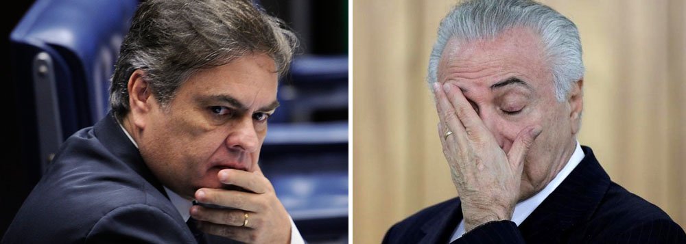 Um dos aliados mais próximos de Aécio Neves, o senador Cássio Cunha Lima (PSDB-PB) afirmou em conversa com investidores que, se depender do processo na Câmara, “dentro de 15 dias o país terá um novo presidente”; Cunha Lima enfatizou que Rodrigo Maia já teria dado sinais de que não mexerá na equipe econômica se chegar ao Planalto; na avaliação de Cunha Lima, a “instabilidade aumentou” com a prisão de Geddel Vieira Lima, o avanço da delação de Eduardo Cunha e a escolha de Sergio Zveiter (PMDB-RJ) como relator da denúncia na CCJ; “o governo caiu”, resumiu o senador, evidenciando que o tucanato já rifou Michel Temer; ontem, o presidente interino da sigla, senador Tasso Jereissati, admitiu que o Brasil "caminha para a ingovernabilidade" e defendeu o nome de Rodrigo Maia para fazer a "travessia" (Foto: Giuliana Miranda) Um dos aliados mais próximos de Aécio Neves, o senador Cássio Cunha Lima (PSDB-PB) afirmou em conversa com investidores que, se depender do processo na Câmara, “dentro de 15 dias o país terá um novo presidente”; Cunha Lima enfatizou que Rodrigo Maia já teria dado sinais de que não mexerá na equipe econômica se chegar ao Planalto; na avaliação de Cunha Lima, a “instabilidade aumentou” com a prisão de Geddel Vieira Lima, o avanço da delação de Eduardo Cunha e a escolha de Sergio Zveiter (PMDB-RJ) como relator da denúncia na CCJ; “o governo caiu”, resumiu o senador, evidenciando que o tucanato já rifou Michel Temer; ontem, o presidente interino da sigla, senador Tasso Jereissati, admitiu que o Brasil "caminha para a ingovernabilidade" e defendeu o nome de Rodrigo Maia para fazer a "travessia"