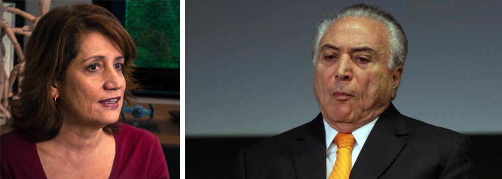 A dívida interna, que vinha se mantendo ao redor de 60% do PIB, durante o governo da presidente Dilma Rousseff, irá a 90% do PIB depois do colapso fiscal produzido por Michel Temer; quem aponta esse cenário desastroso é a colunista Miriam Leitão, do Globo (Foto: Leonardo Attuch) A dívida interna, que vinha se mantendo ao redor de 60% do PIB, durante o governo da presidente Dilma Rousseff, irá a 90% do PIB depois do colapso fiscal produzido por Michel Temer; quem aponta esse cenário desastroso é a colunista Miriam Leitão, do Globo