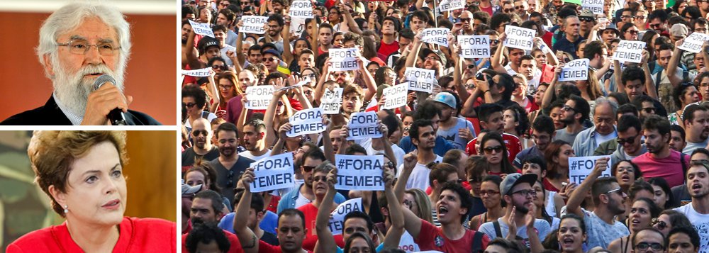 "Parte do STF é cúmplice, o Parlamento, corrupto, militares, divididos", descreveu ele, em sua conta no Twitter. "Milhões na rua podem anular o golpe", afirmou (Foto: Leonardo Attuch) "Parte do STF é cúmplice, o Parlamento, corrupto, militares, divididos", descreveu ele, em sua conta no Twitter. "Milhões na rua podem anular o golpe", afirmou