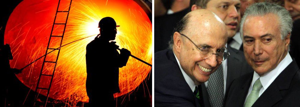 A depressão econômica produzida por Michel Temer e Henrique Meirelles fará com que a indústria siderúrgica nacional volte aos níveis de 2005, segundo aponta o Instituto Aço Brasil; a entidade também prevê que só retomará o recorde do setor, alcançado em 2013, no governo da presidente legítima Dilma Rousseff, em 2028, ou seja daqui a 11 anos; entre os fatores que pesaram para a destruição do setor estão a redução do mercado interno, promovida por Temer e Meirelles, e a destruição das construtoras e da indústria naval brasileira – dois setores atingidos pela Lava Jato; Marco Polo Mello Lopes, presidente do Aço Brasil, diz que a realidade nacional não bate com o discurso do Palácio do Planalto (Foto: Leonardo Attuch) A depressão econômica produzida por Michel Temer e Henrique Meirelles fará com que a indústria siderúrgica nacional volte aos níveis de 2005, segundo aponta o Instituto Aço Brasil; a entidade também prevê que só retomará o recorde do setor, alcançado em 2013, no governo da presidente legítima Dilma Rousseff, em 2028, ou seja daqui a 11 anos; entre os fatores que pesaram para a destruição do setor estão a redução do mercado interno, promovida por Temer e Meirelles, e a destruição das construtoras e da indústria naval brasileira – dois setores atingidos pela Lava Jato; Marco Polo Mello Lopes, presidente do Aço Brasil, diz que a realidade nacional não bate com o discurso do Palácio do Planalto