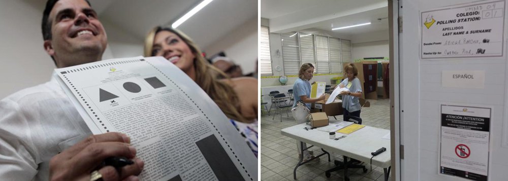 O eleitores de Porto Rico que foram às urnas no domingo decidiram, esmagadoramente, pela opção de o país se candidatar ao Congresso dos EUA e se tornar o seu 51º estado, disseram autoridades eleitorais; no entanto, menos de um quarto dos 2,2 milhões de eleitores aptos a votar participaram do plebiscito (Foto: Giuliana Miranda) O eleitores de Porto Rico que foram às urnas no domingo decidiram, esmagadoramente, pela opção de o país se candidatar ao Congresso dos EUA e se tornar o seu 51º estado, disseram autoridades eleitorais; no entanto, menos de um quarto dos 2,2 milhões de eleitores aptos a votar participaram do plebiscito
