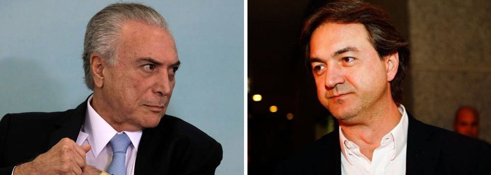 Após ser apontado pelo empresário Joesley Batista, um do sócios do grupo J&F, como o "chefe da maior quadrilha" do Brasil, Michel Temer prometeu que irá processá-lo por crimes contra a honra e por danos morais nas esferas cível e criminal; Joesley gravou uma conversa com Temer em que o peemedebista avalizou o pagamento de propina para comprar o silêncio de Eduardo Cunha (PMDB-RJ), preso pela Lava Jato; temor é que as novas acusações sejam utilizadas pelo MP Federal para reforçar as denúncias contra Temer (Foto: Paulo Emílio) Após ser apontado pelo empresário Joesley Batista, um do sócios do grupo J&F, como o "chefe da maior quadrilha" do Brasil, Michel Temer prometeu que irá processá-lo por crimes contra a honra e por danos morais nas esferas cível e criminal; Joesley gravou uma conversa com Temer em que o peemedebista avalizou o pagamento de propina para comprar o silêncio de Eduardo Cunha (PMDB-RJ), preso pela Lava Jato; temor é que as novas acusações sejam utilizadas pelo MP Federal para reforçar as denúncias contra Temer