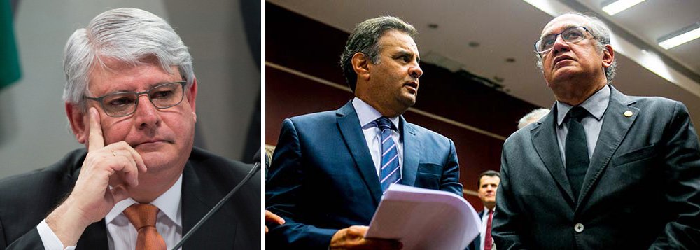 "Obviamente, não se quer criminalizar a legítima atividade parlamentar, mas essa sequência de fatos mostra claramente que alguns parlamentares, em especial o ora denunciado, valeu-se de seu mandato, outorgado pelo voto popular, não apenas para se proteger das investigações da 'Operação Lava Jato', mas também para barrar o avanço do Estado na descoberta de graves crimes praticados pelas altas autoridades do país, num verdadeiro desvio de finalidade da função parlamentar", escreveu Janot na denúncia contra o senador tucano (Foto: Ana Pupulin) "Obviamente, não se quer criminalizar a legítima atividade parlamentar, mas essa sequência de fatos mostra claramente que alguns parlamentares, em especial o ora denunciado, valeu-se de seu mandato, outorgado pelo voto popular, não apenas para se proteger das investigações da 'Operação Lava Jato', mas também para barrar o avanço do Estado na descoberta de graves crimes praticados pelas altas autoridades do país, num verdadeiro desvio de finalidade da função parlamentar", escreveu Janot na denúncia contra o senador tucano