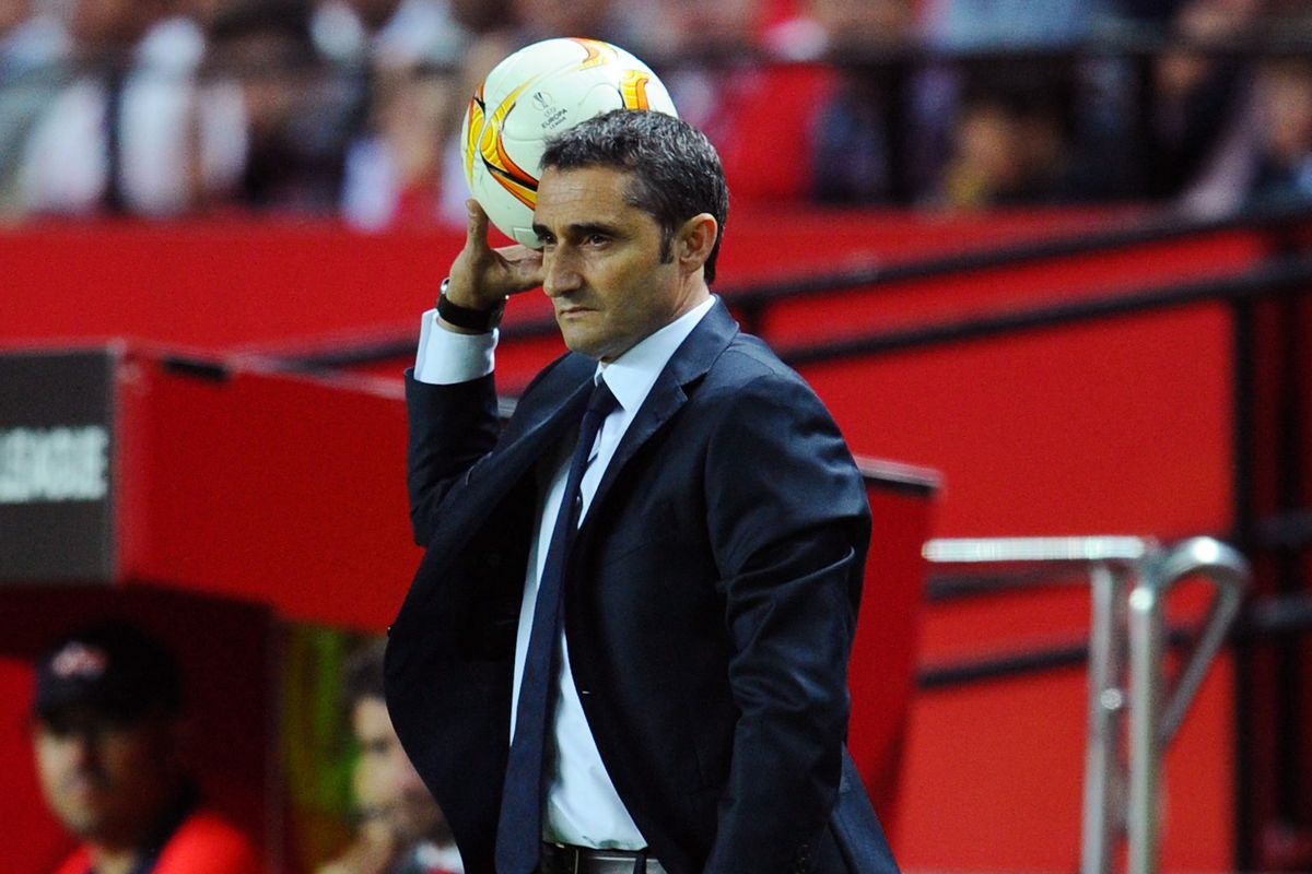 Técnico do Barcelona, Ernesto Valverde (Foto: Paulo Emílio) Técnico do Barcelona, Ernesto Valverde